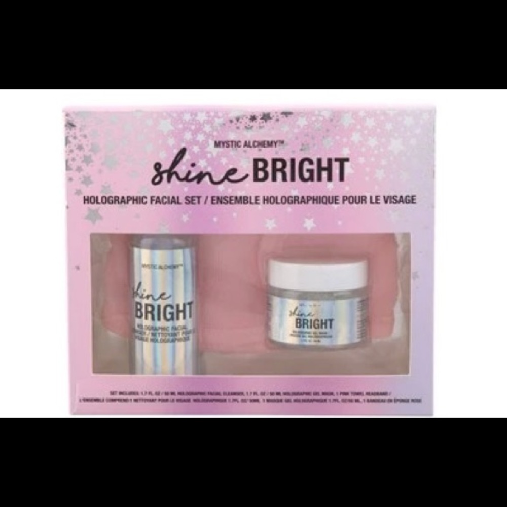 Shine Bright Holographic Facial Set